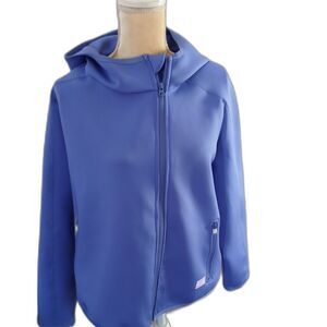 Foray Golf Purple Hooded Jacket Size L Full Zip Athletic Performance